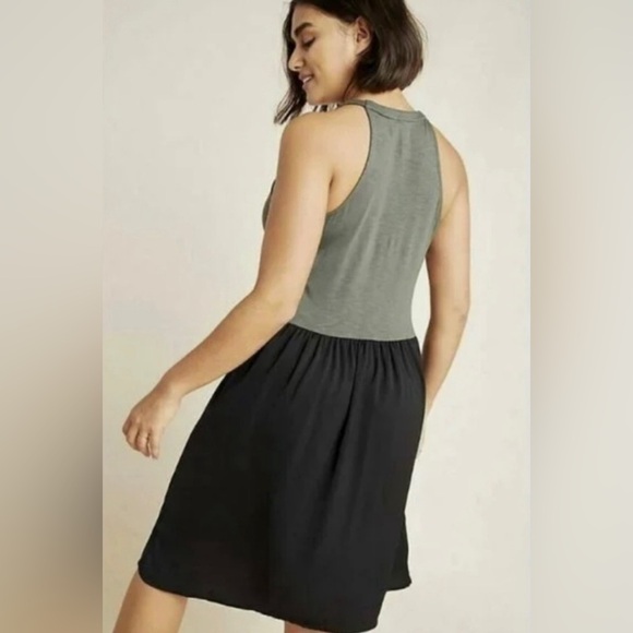 Anthropologie Dolan Left Coast Fabiana Knit Dress in Black Motif - Picture 9 of 9